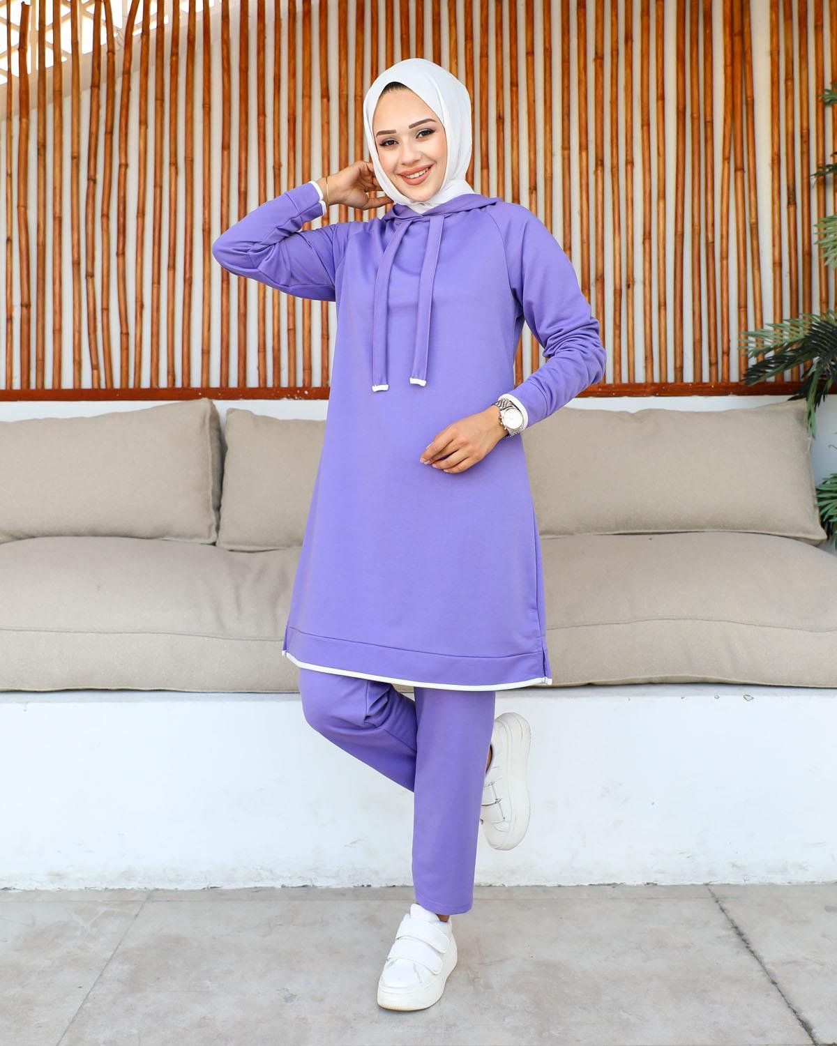 Tesettür Eşofman Takımı Modelleri - Tesettür Kombin - Affanmoda.com