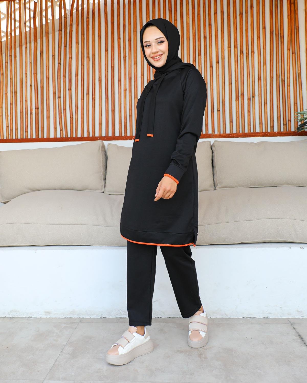 Tesettür Eşofman Takımı Modelleri - Tesettür Kombin - Affanmoda.com