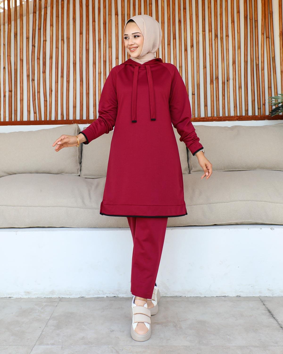 Tesettür Eşofman Takımı Modelleri - Tesettür Kombin - Affanmoda.com