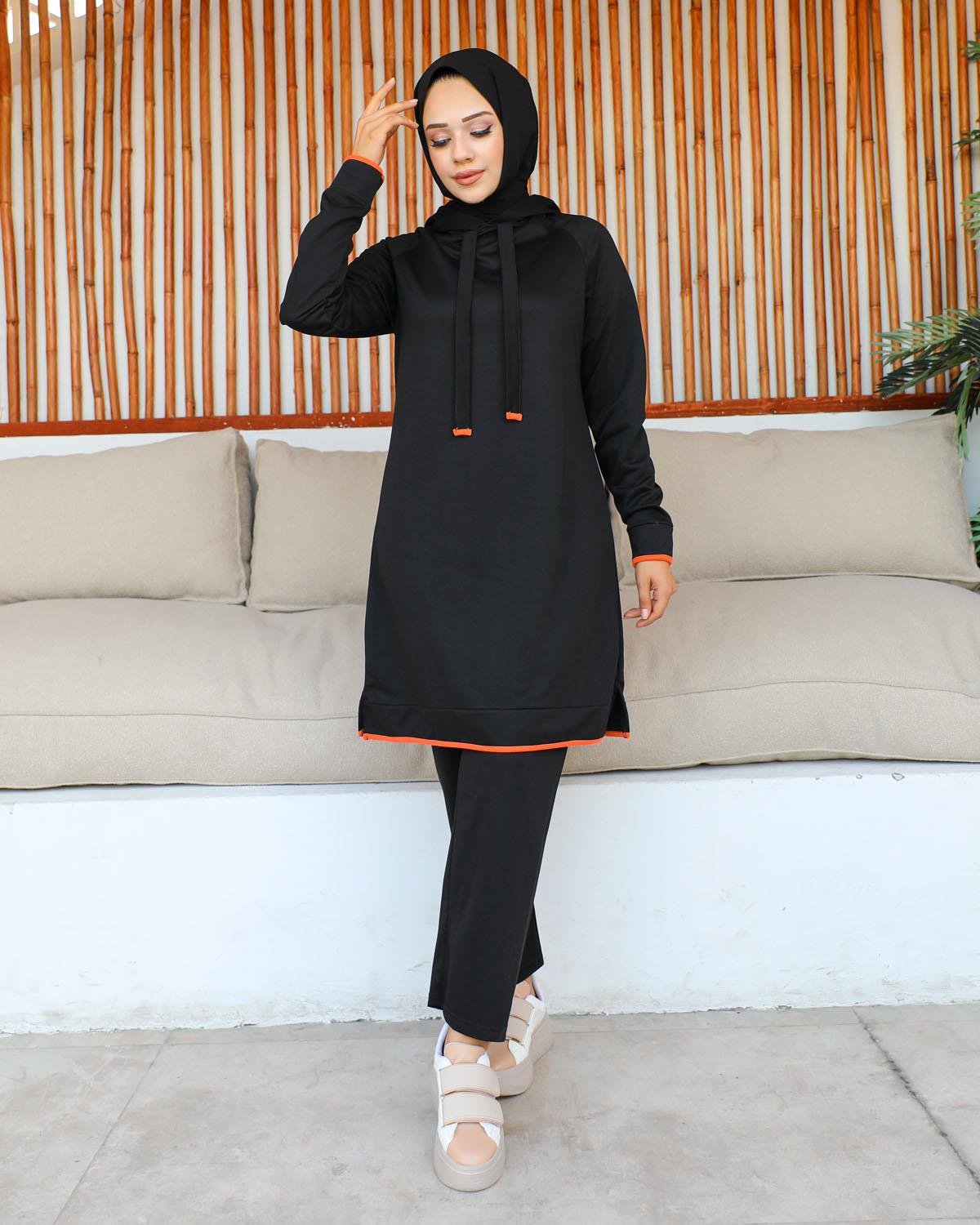 Tesettür Eşofman Takımı Modelleri - Tesettür Kombin - Affanmoda.com