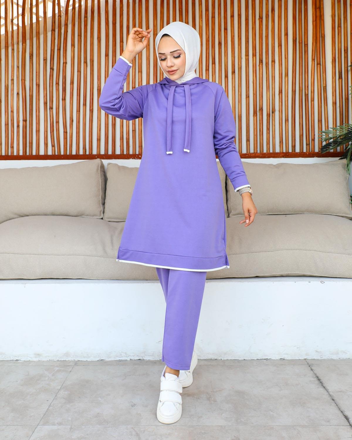 Tesettür Eşofman Takımı Modelleri - Tesettür Kombin - Affanmoda.com