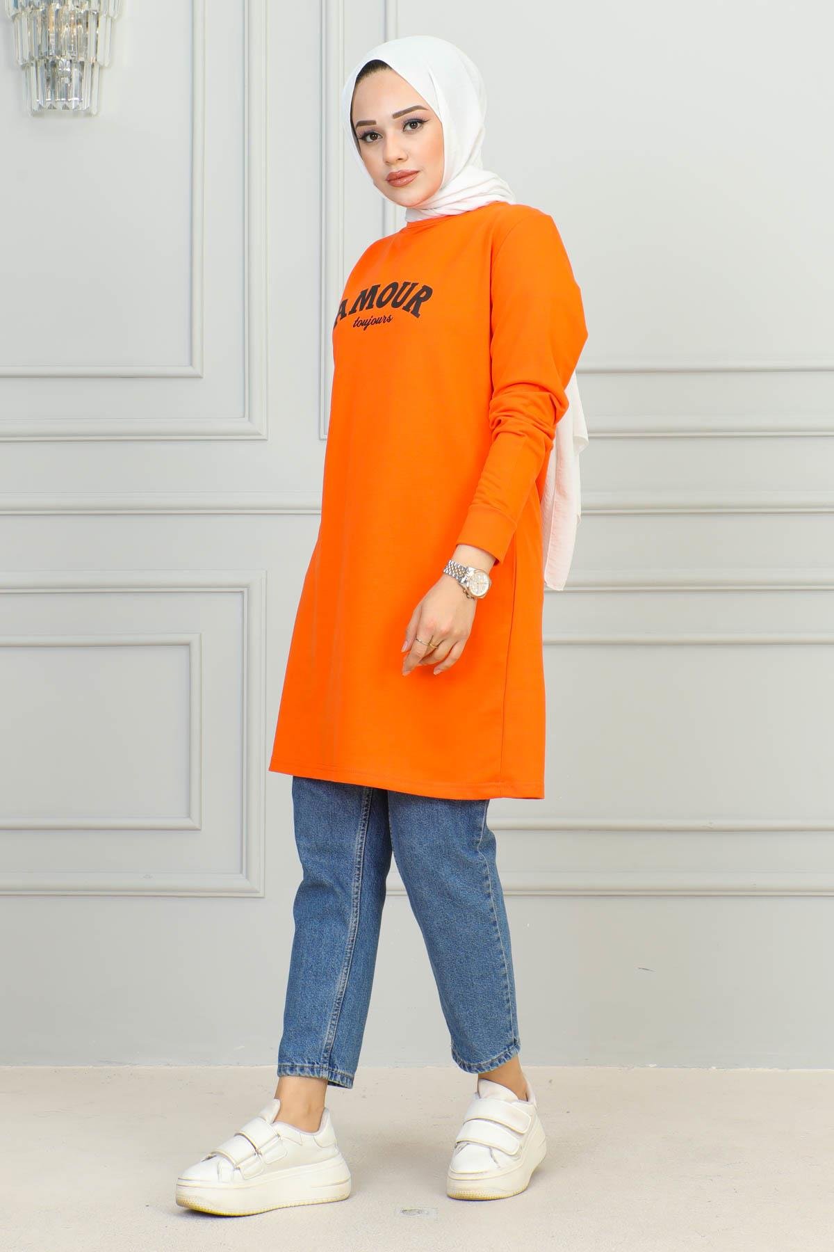 Tesettür Tunik Modelleri | Baskılı Tunik | Affanmoda 