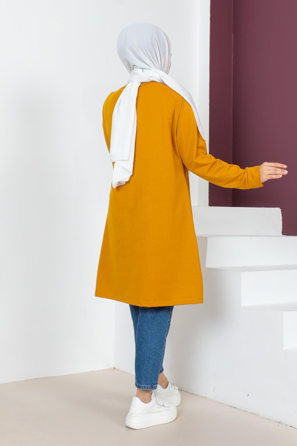 Kolyeli Tesettür Tunik Modelleri - Affan Moda