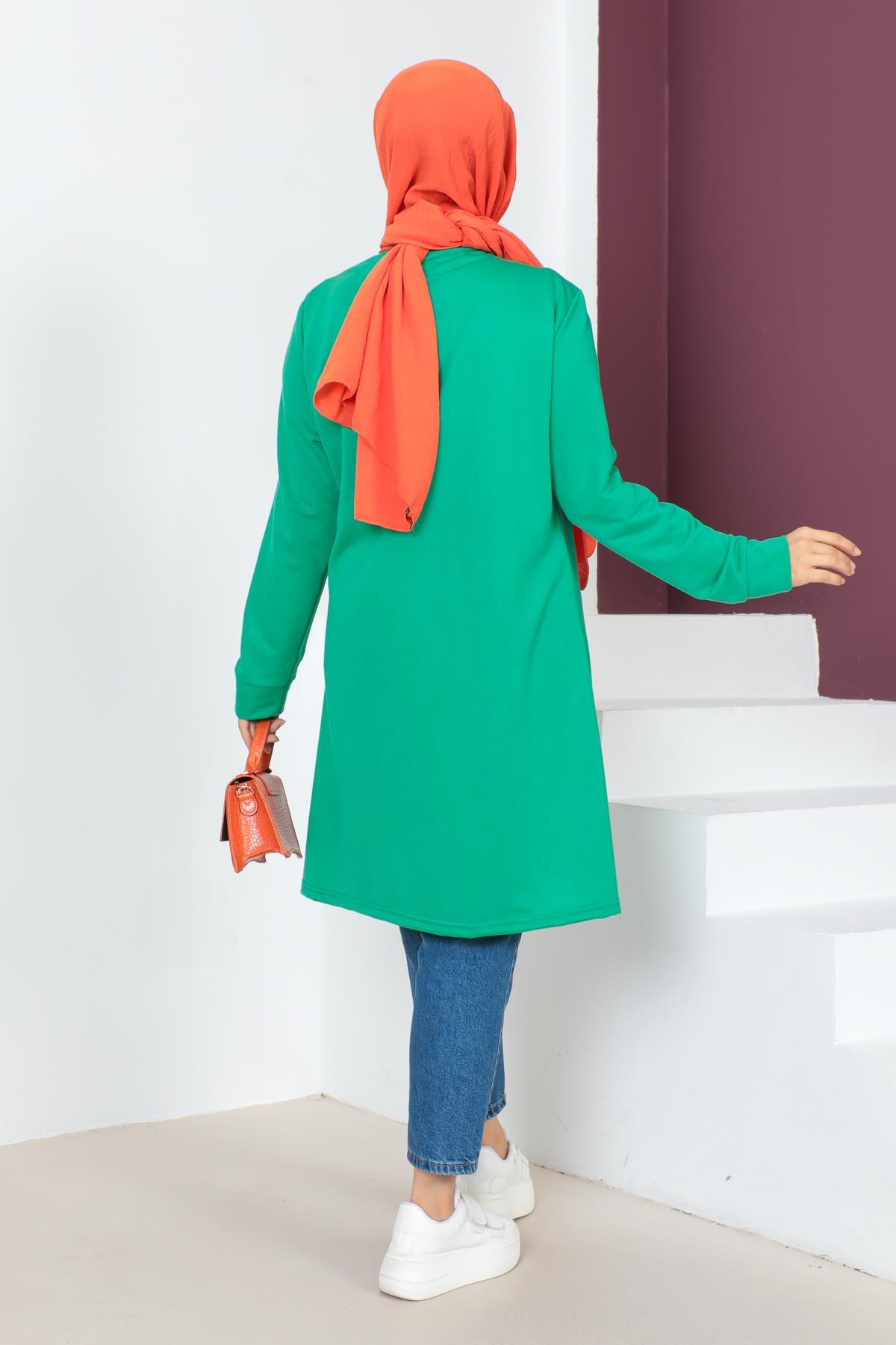 Kolyeli Tesettür Tunik Modelleri - Affan Moda