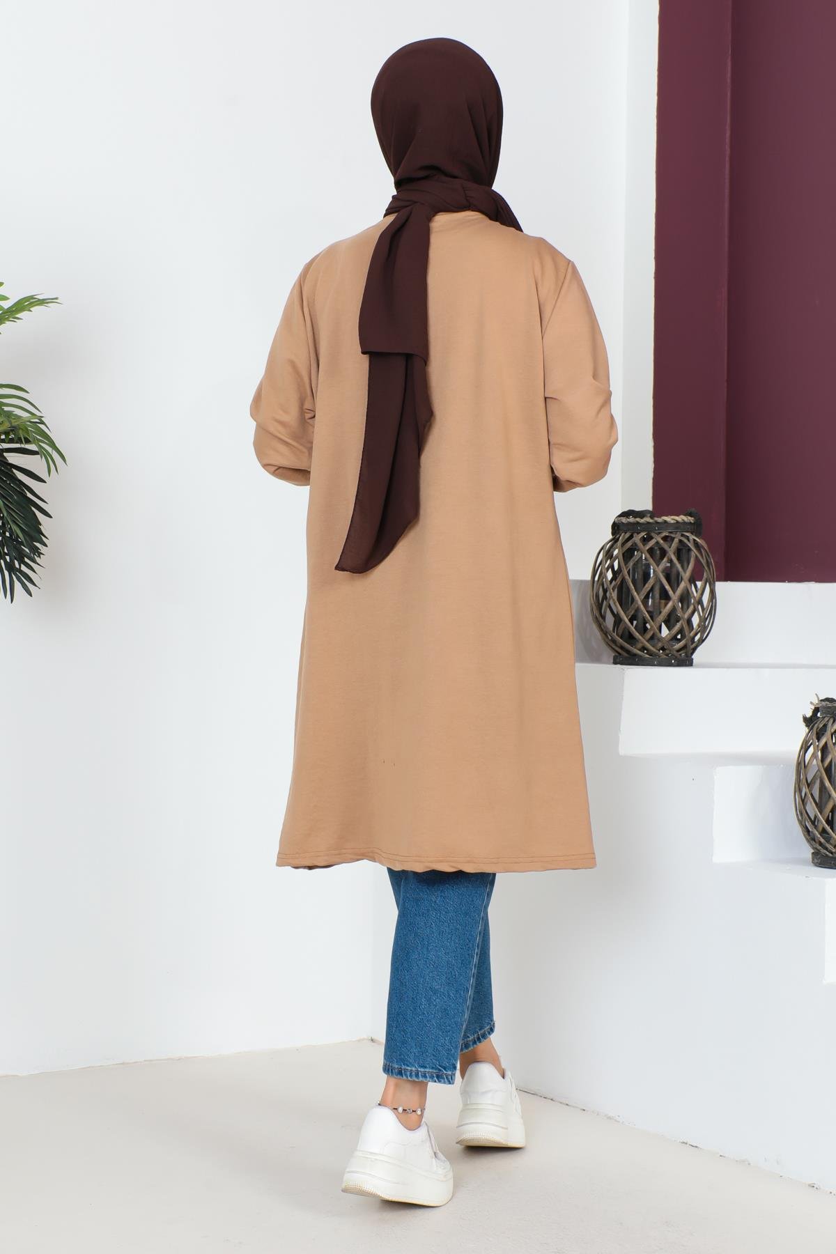 Kolyeli Tesettür Tunik Modelleri - Affan Moda