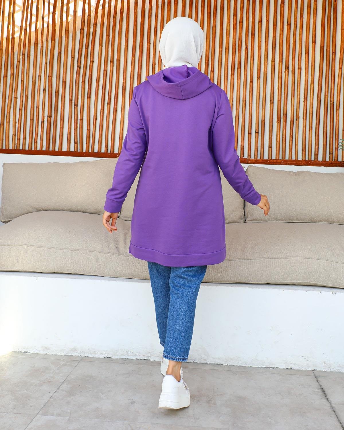 Tesettür Tunik Modelleri - Nakışlı Tunik Modelleri - Affanmoda