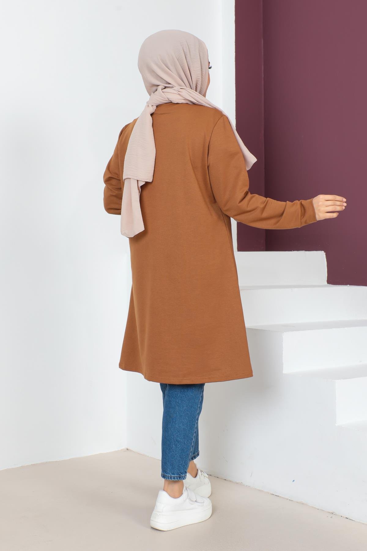 Kolyeli Tesettür Tunik Modelleri - Affan Moda