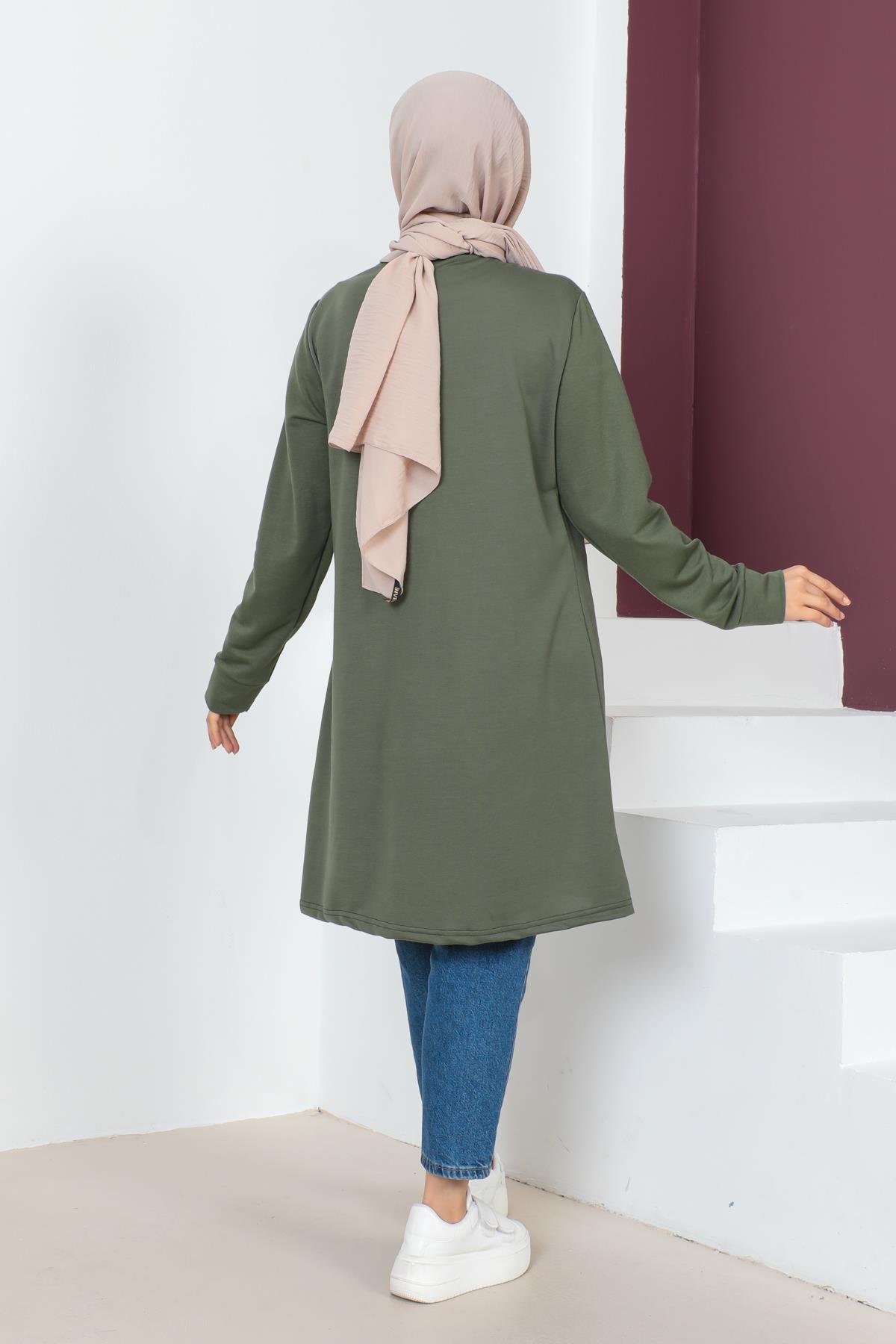 Kolyeli Tesettür Tunik Modelleri - Affan Moda