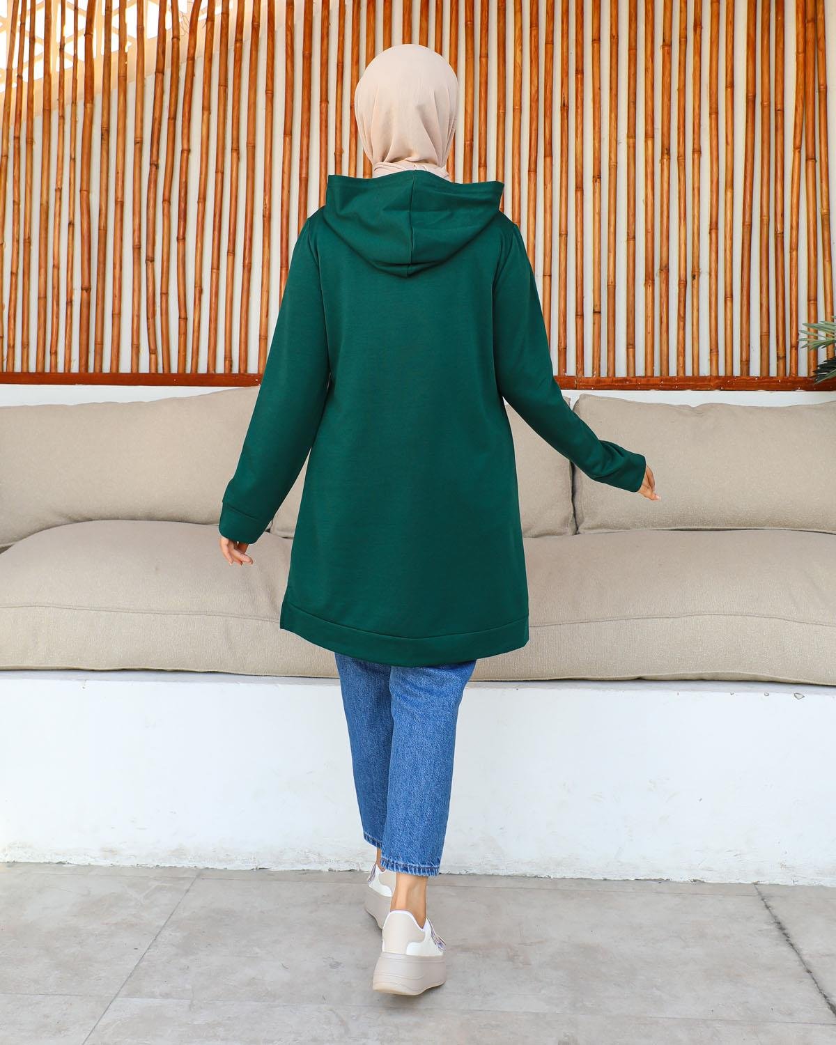 Tesettür Tunik Modelleri - Nakışlı Tunik Modelleri - Affanmoda