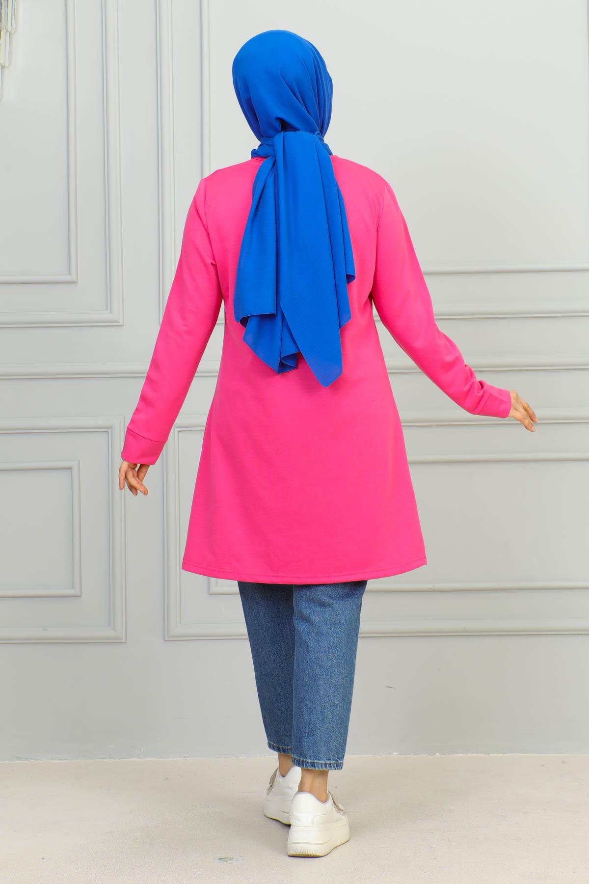 Tesettür Tunik Modelleri | Baskılı Tunik | Affanmoda 