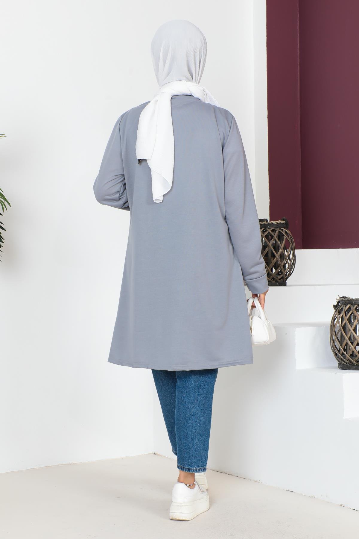 Kolyeli Tesettür Tunik Modelleri - Affan Moda