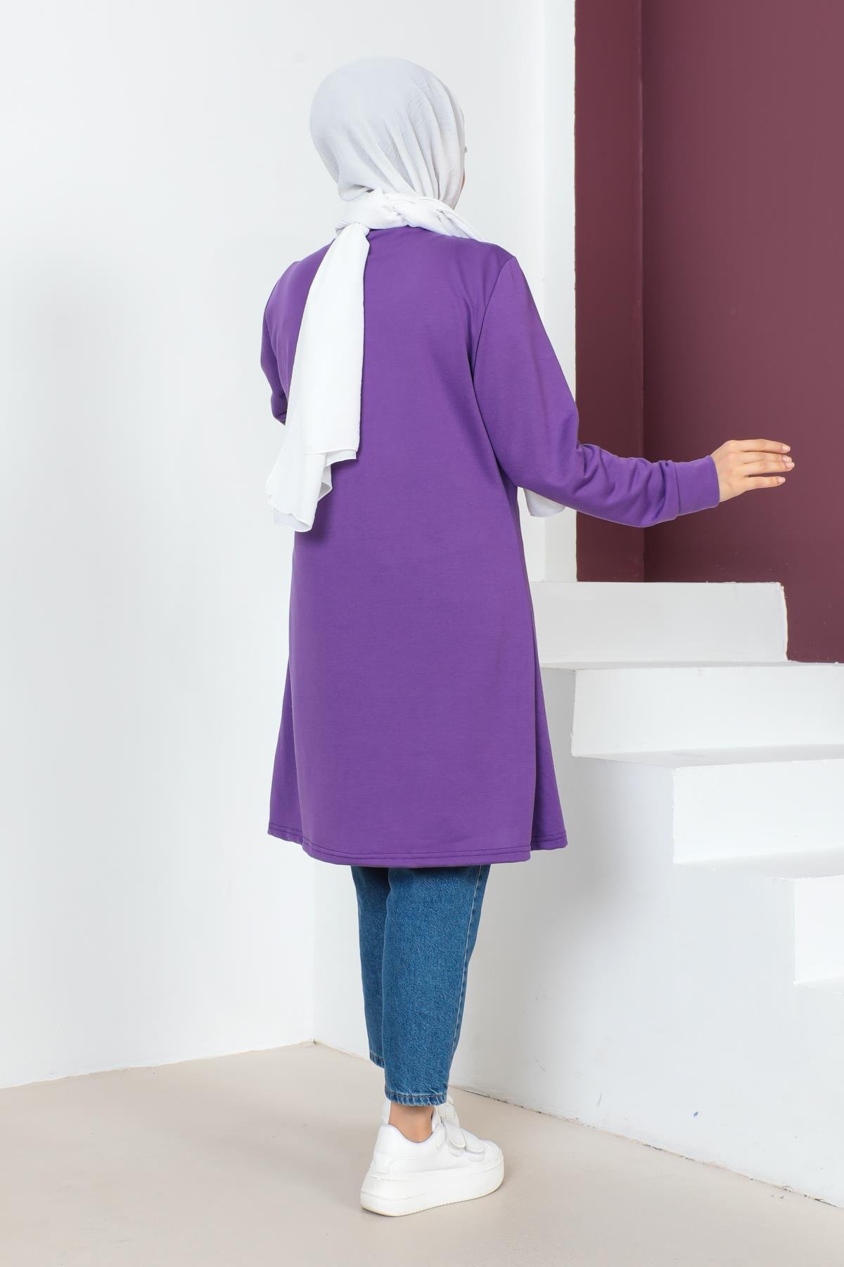 Kolyeli Tesettür Tunik Modelleri - Affan Moda