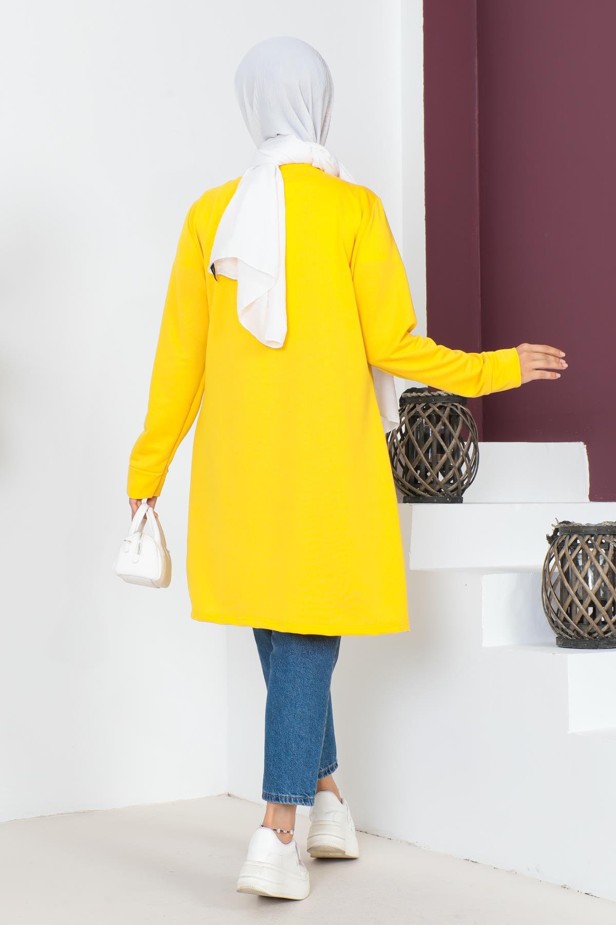 Kolyeli Tesettür Tunik Modelleri - Affan Moda