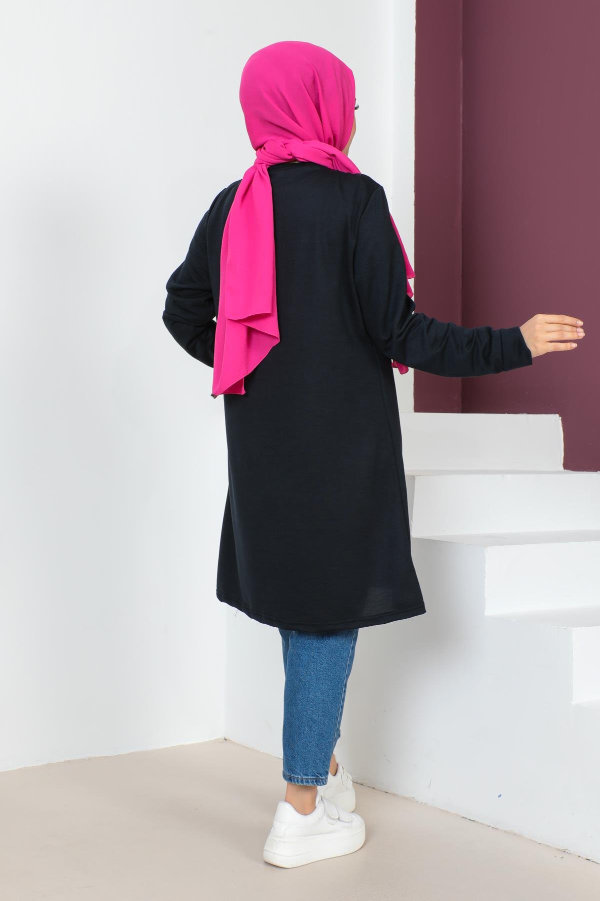 Kolyeli Tesettür Tunik Modelleri - Affan Moda