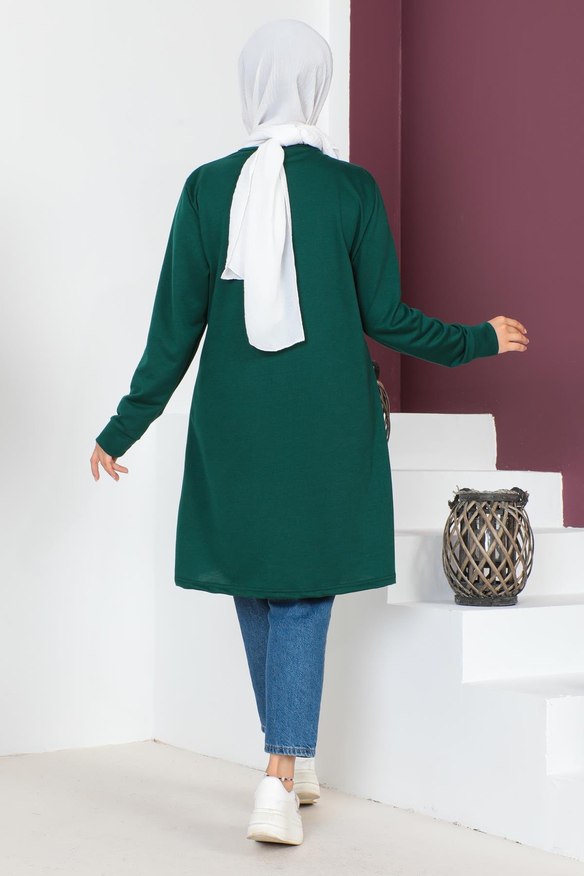 Kolyeli Tesettür Tunik Modelleri - Affan Moda