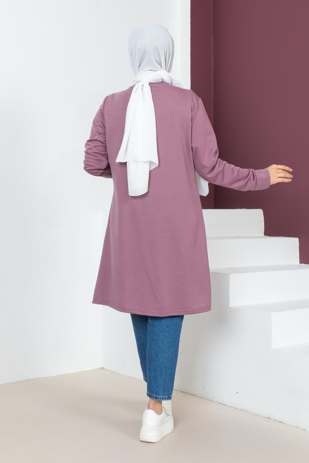 Kolyeli Tesettür Tunik Modelleri - Affan Moda