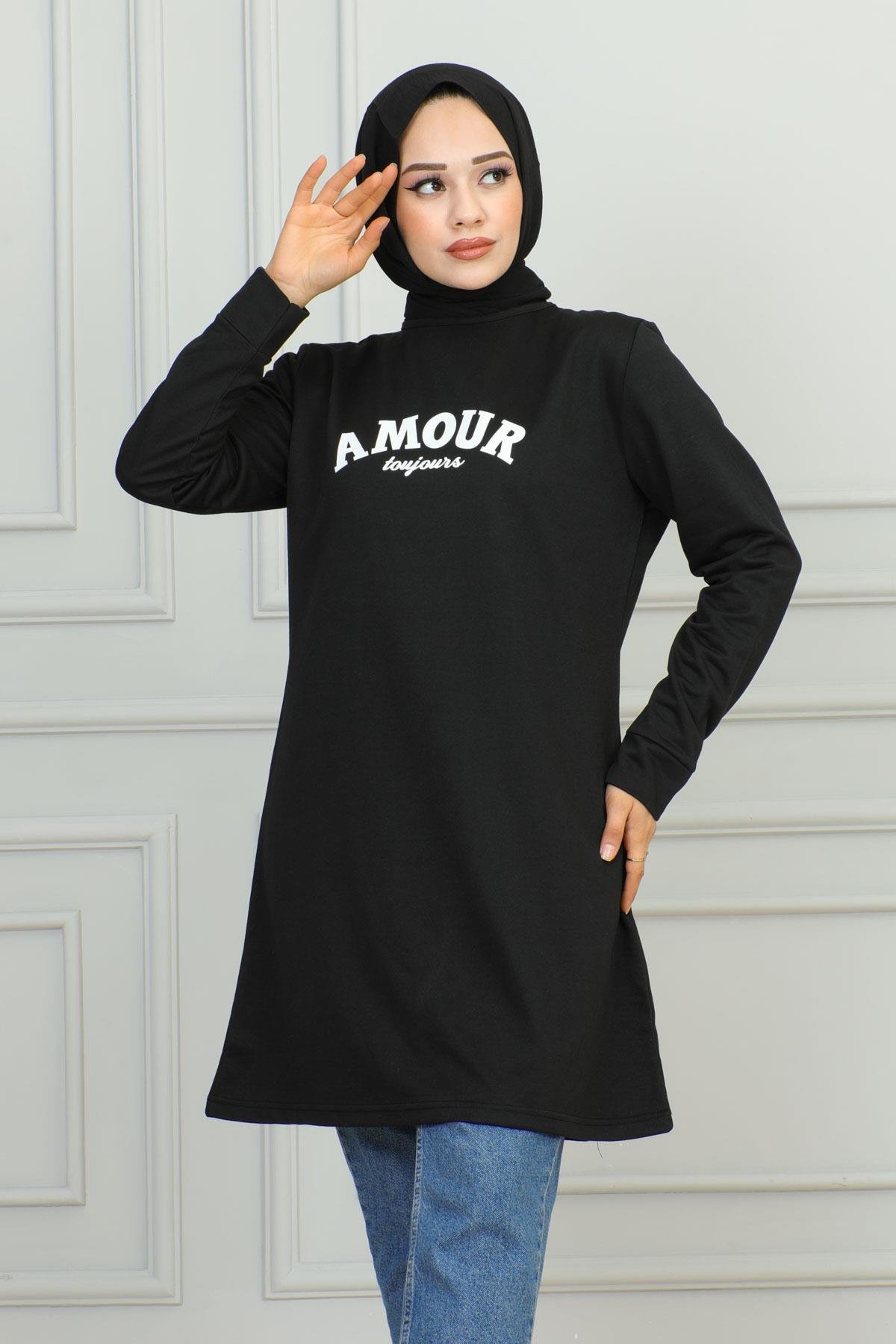 Tesettür Tunik Modelleri | Baskılı Tunik | Affanmoda 
