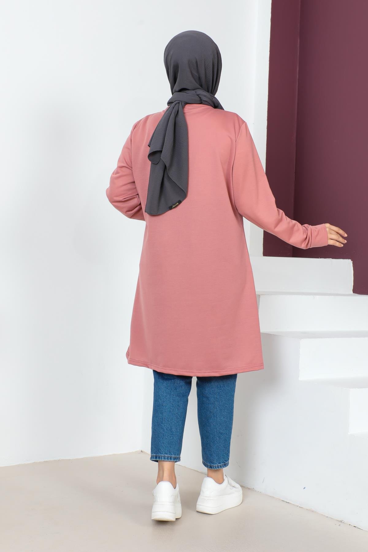 Kolyeli Tesettür Tunik Modelleri - Affan Moda