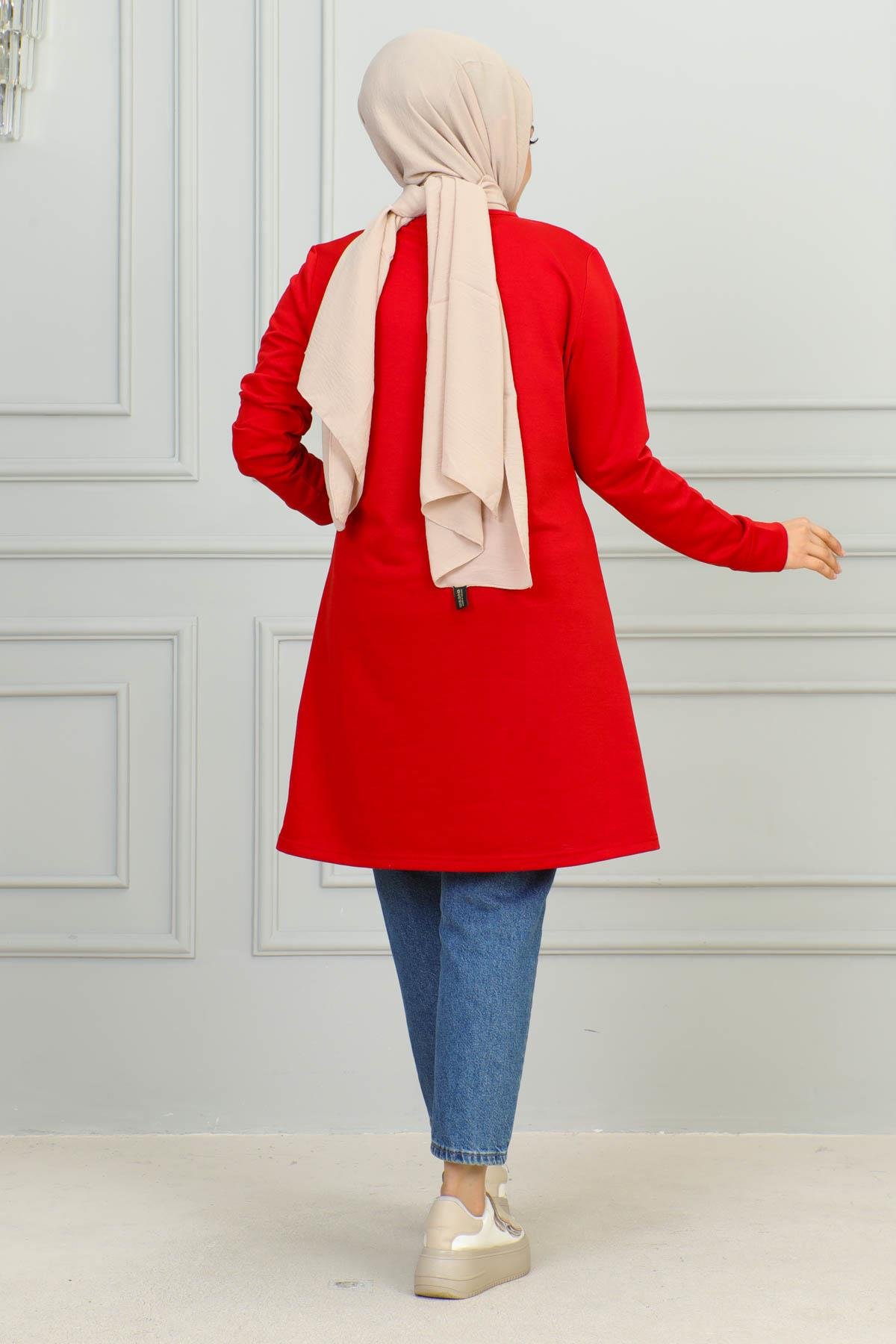 Tesettür Tunik Modelleri | Baskılı Tunik | Affanmoda 