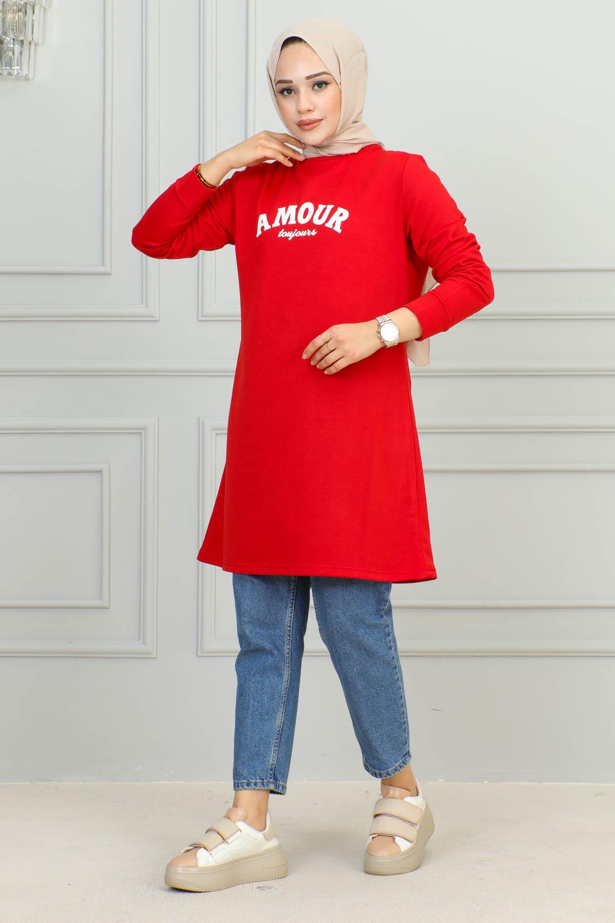 Tesettür Tunik Modelleri | Baskılı Tunik | Affanmoda 