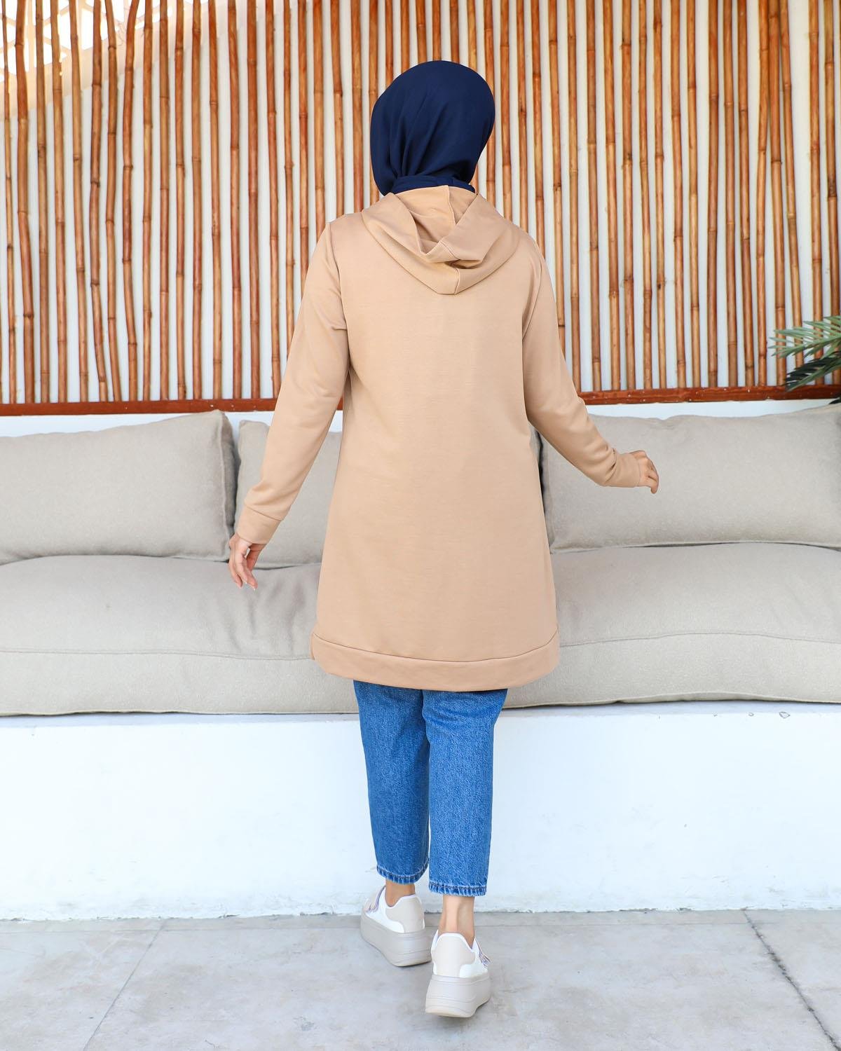 Tesettür Tunik Modelleri - Nakışlı Tunik Modelleri - Affanmoda