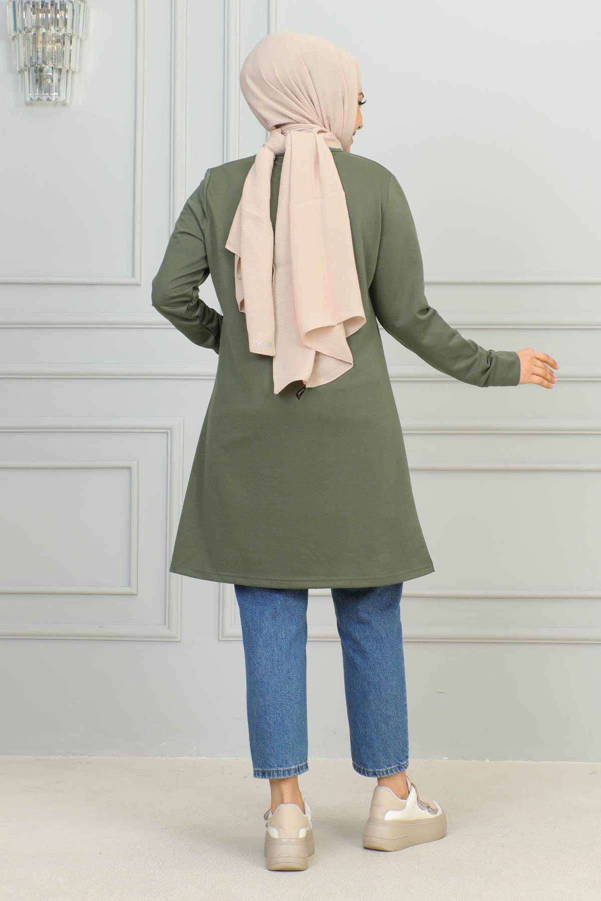 Tesettür Tunik Modelleri | Baskılı Tunik | Affanmoda 