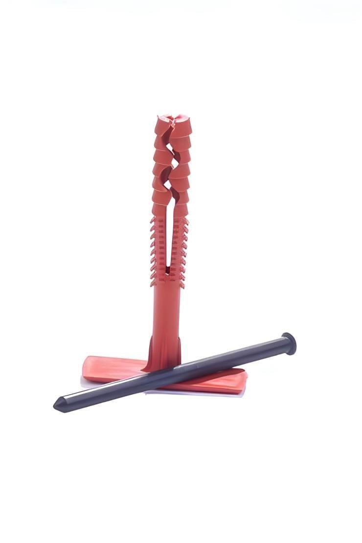 10 CM YALI BASKI SÖVE DÜBELİ KIRMIZI