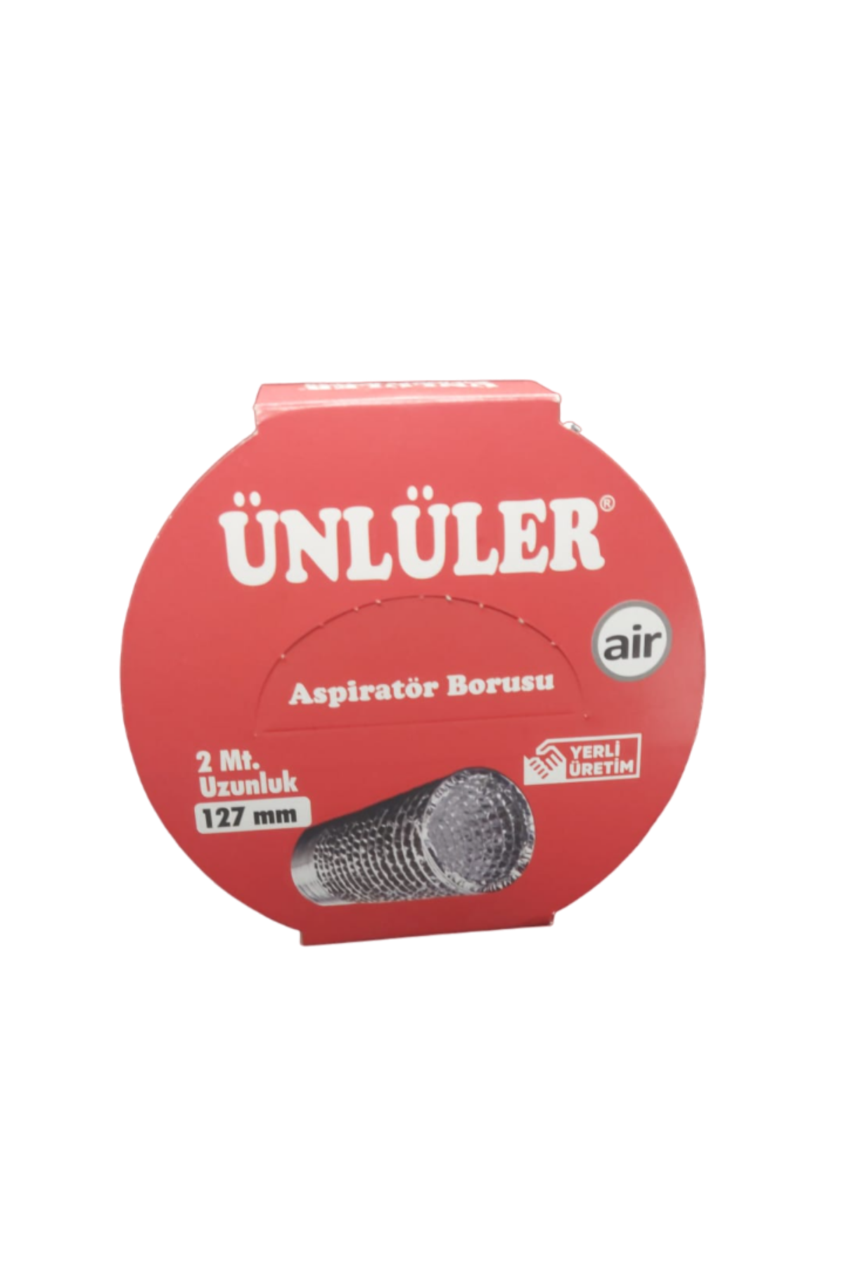 ALEMİNYUM ASPİRATÖR BORUSU 2 MT