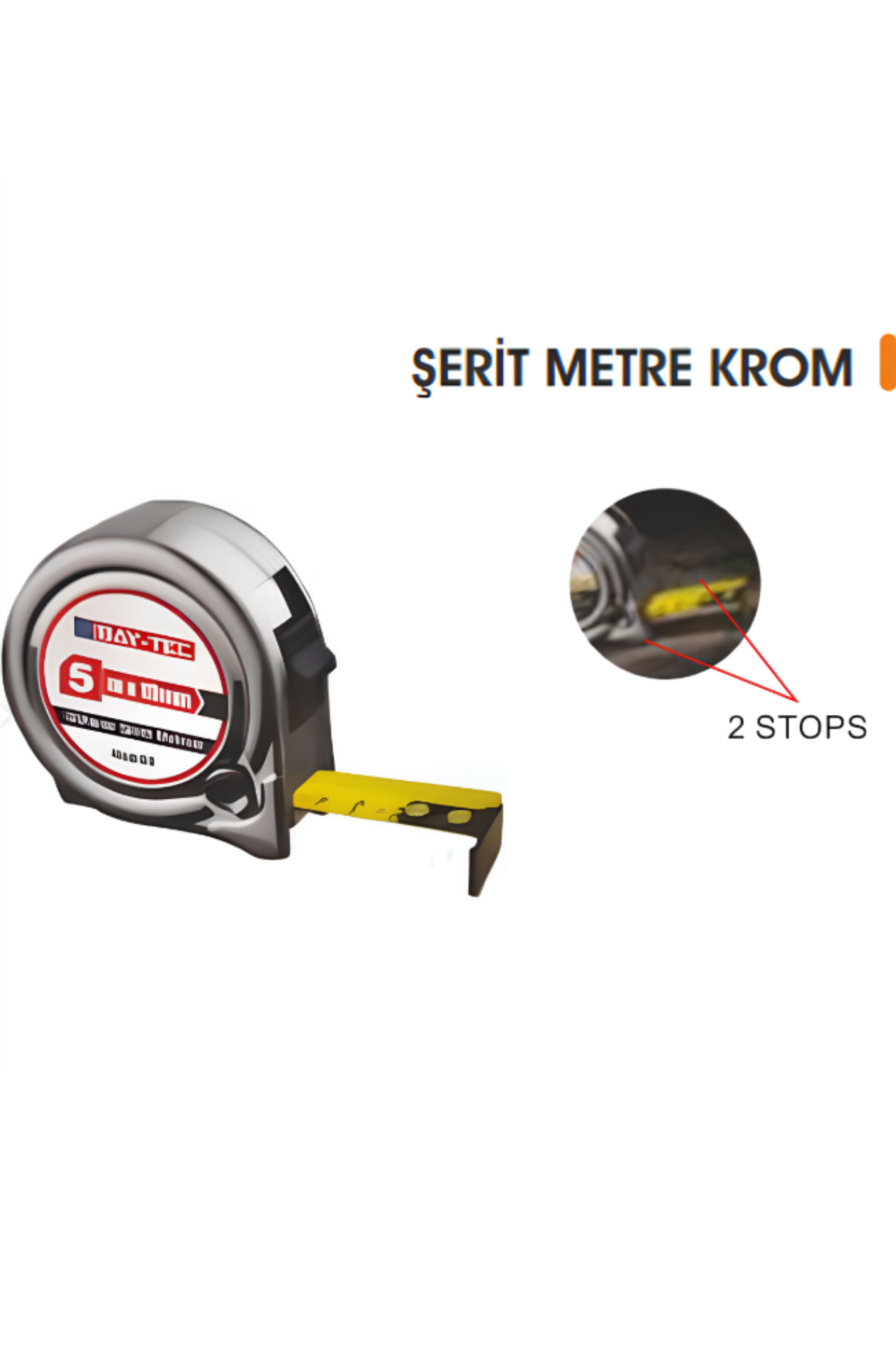 BAY-TEC ŞERİT METRE  KROM   3 X 16mm