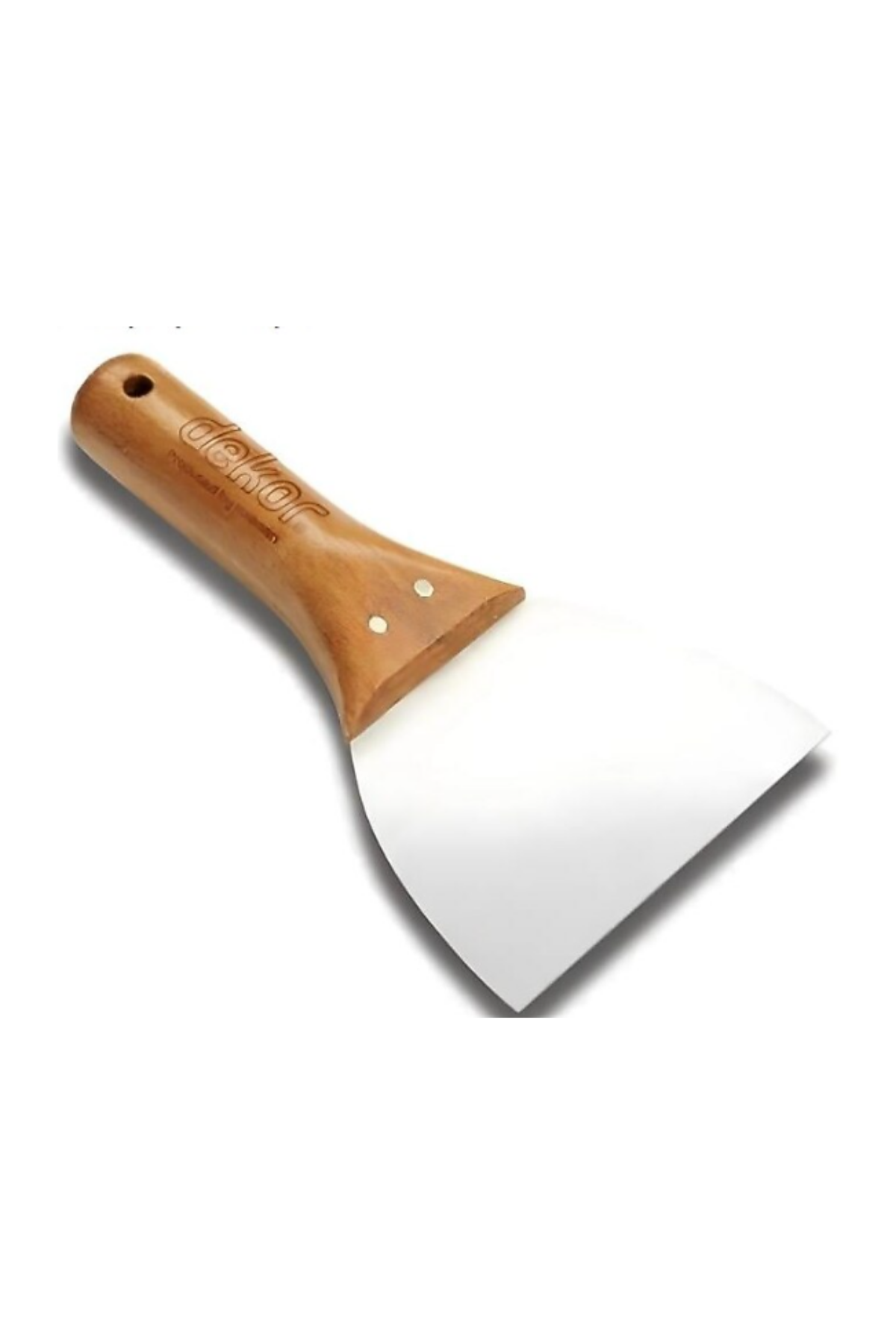 DEKOR AHŞAP SAPLI MACUN ISPATULASI (10 CM & YAY ÇELİĞİ)