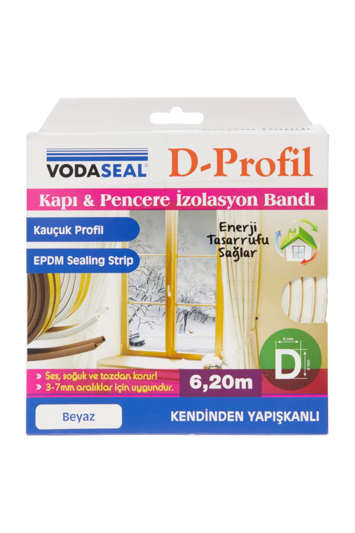 VODASEAL KAPI VE PENCERE İZOLASYON BANDI D-PROFİL