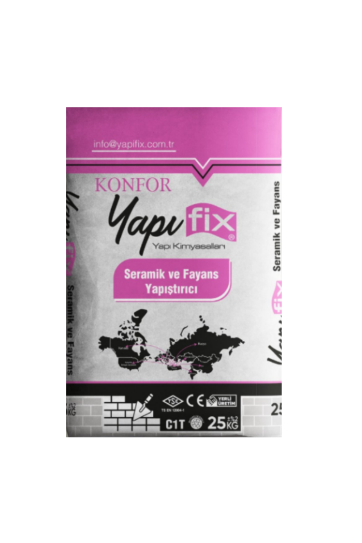 YAPIFİX SERAMİK YAPIŞTIRMA HARCI 25 KG