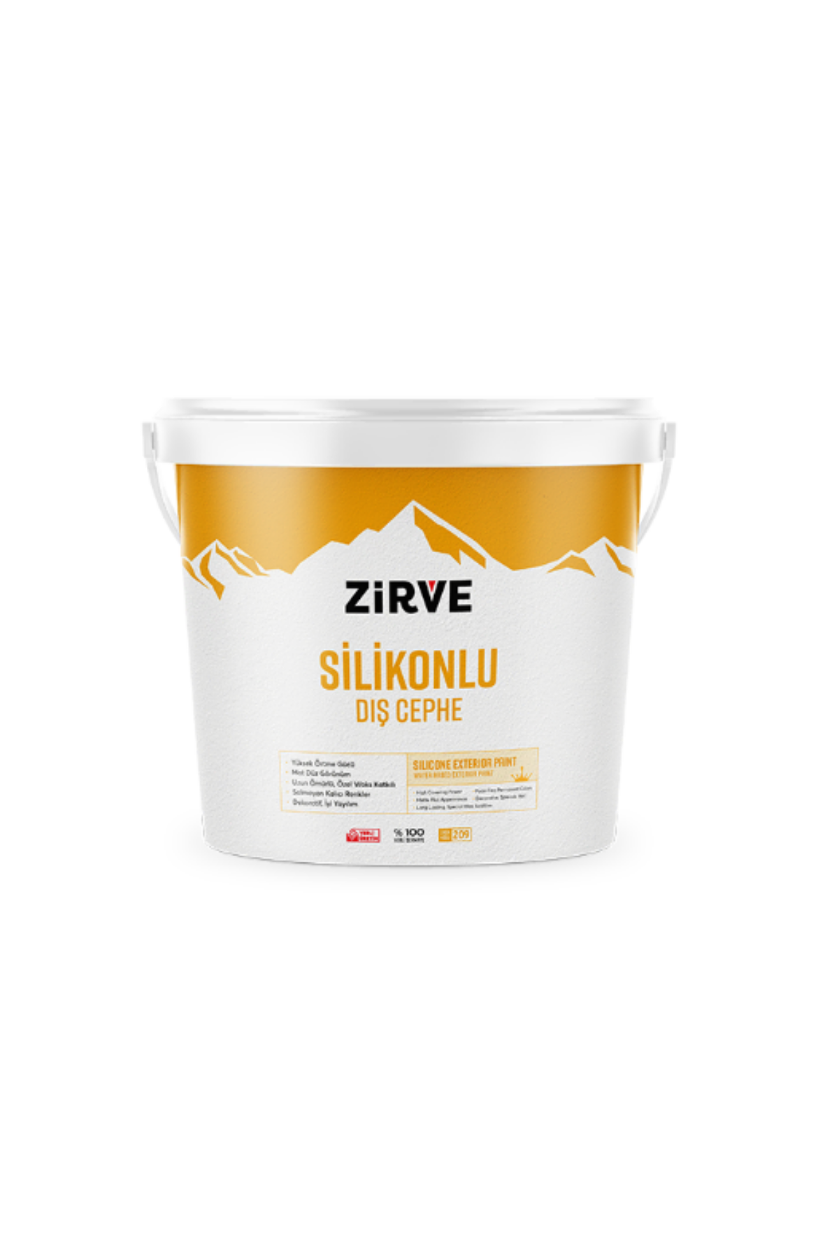 ZİRVE SİLİKONLU DIŞ CEPHE BOYASI (BEYAZ) 20/1