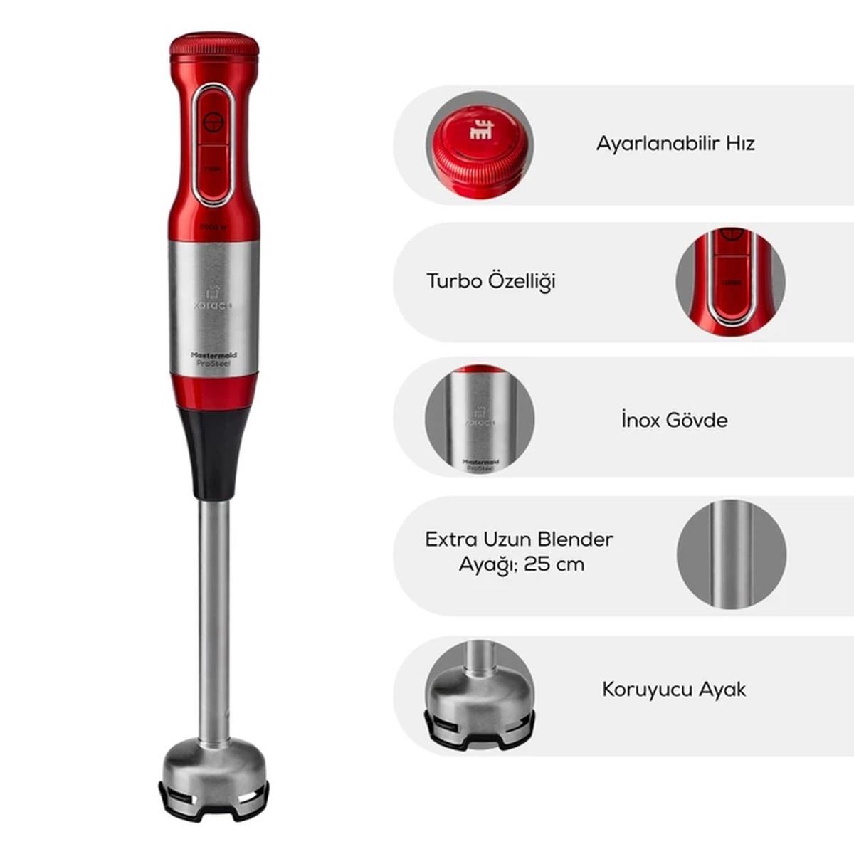 Karaca Mm Inox Prosteel 2500 Cam Mutfak Robot