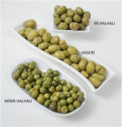 MİNİK HALHALI KIRMA YEŞİL ZEYTİN - 1500 GR BRÜT