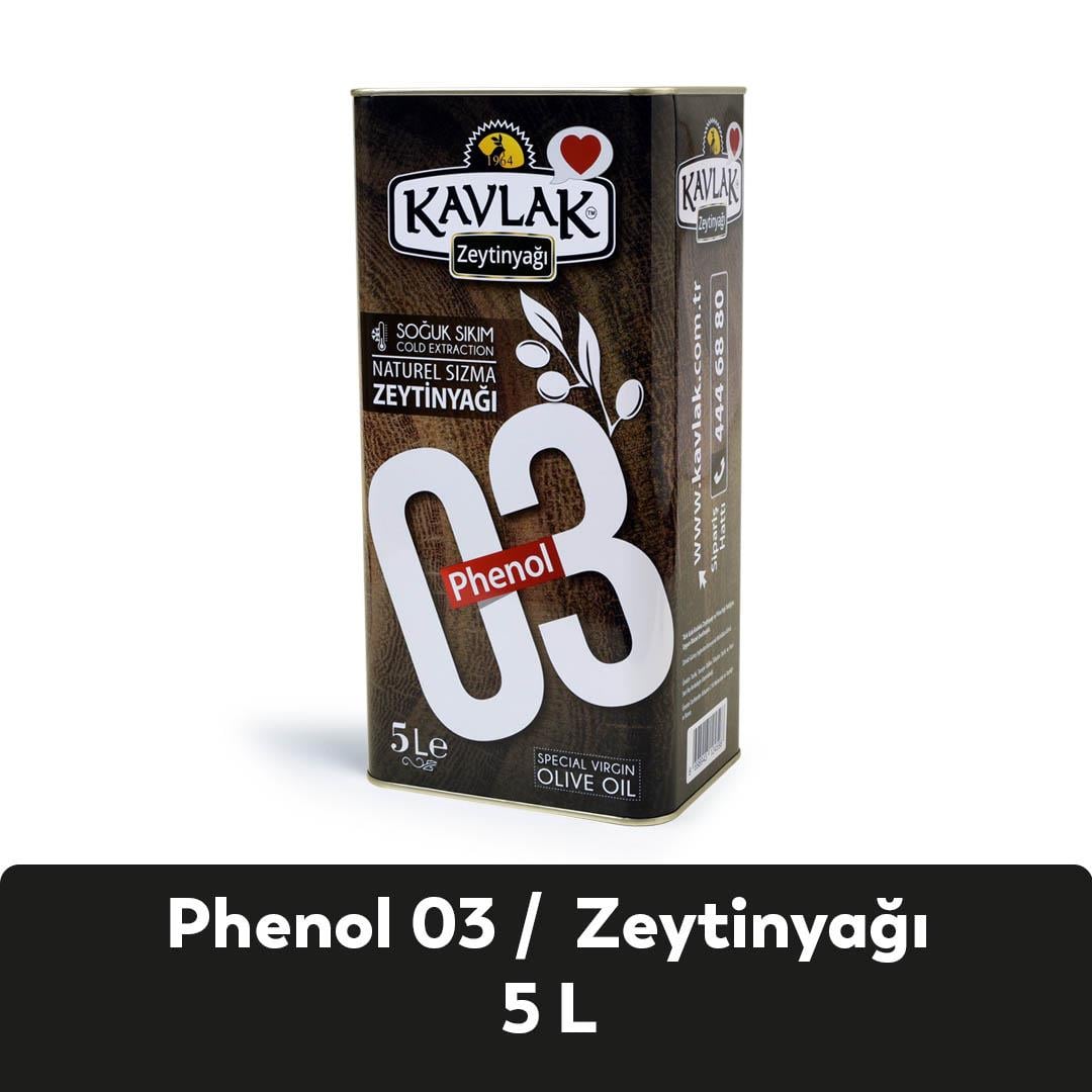  Phenol 03 Naturel Sızma Zeytinyağı 5 Lt