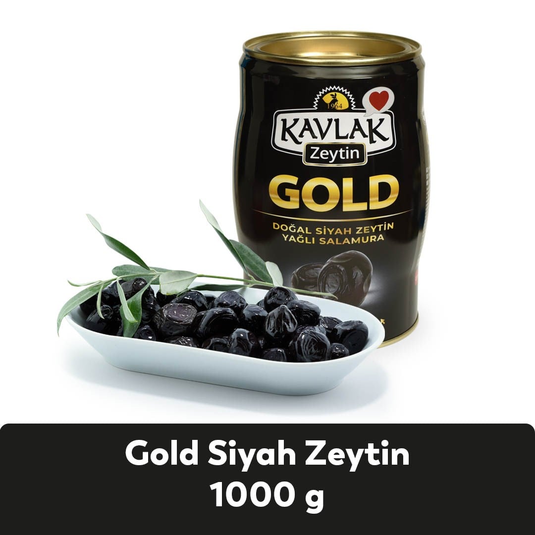 1 KG TENEKE GOLD SİYAH ZEYTİN 3 AL 2 ÖDE