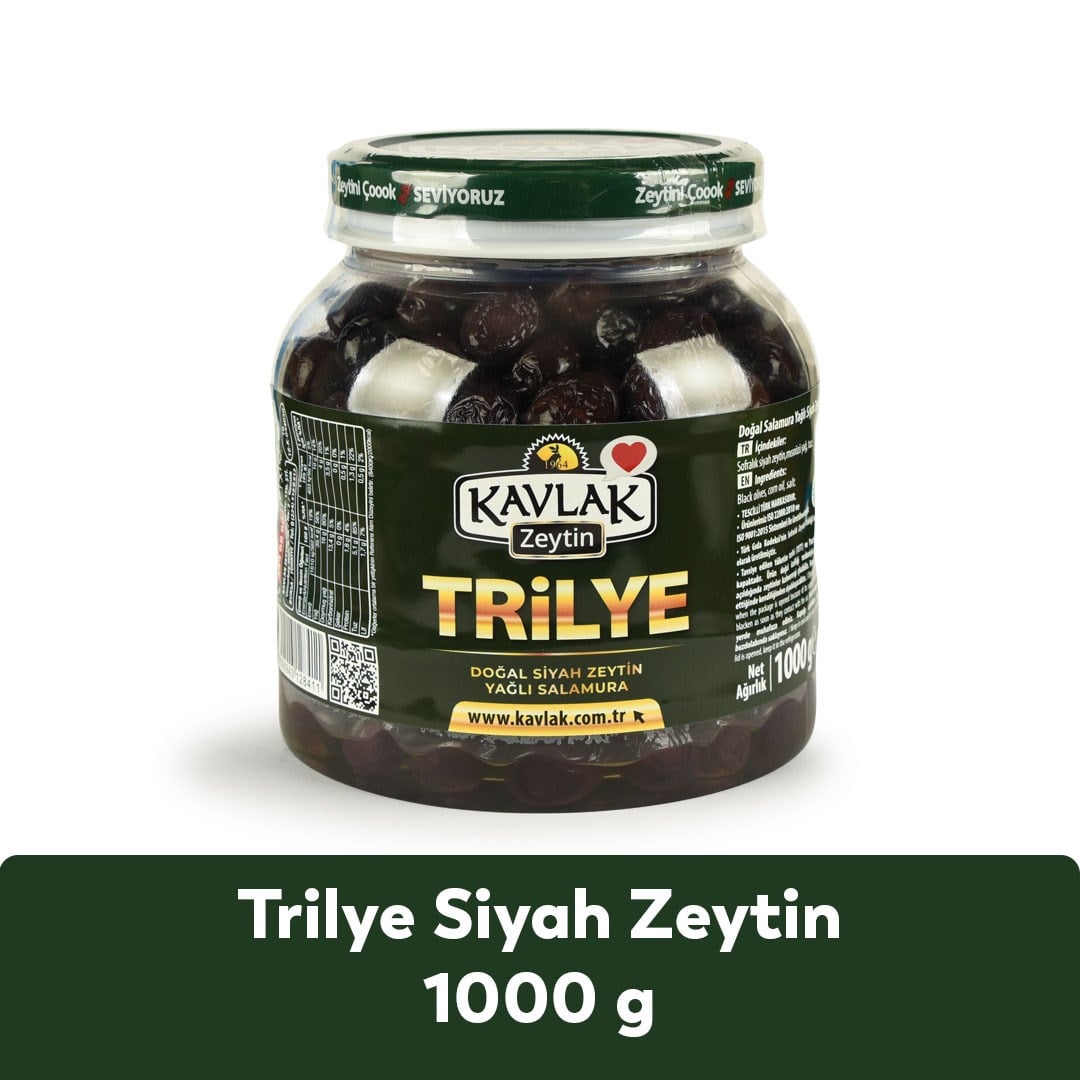 1 KG TRİLYE SİYAH ZEYTİN