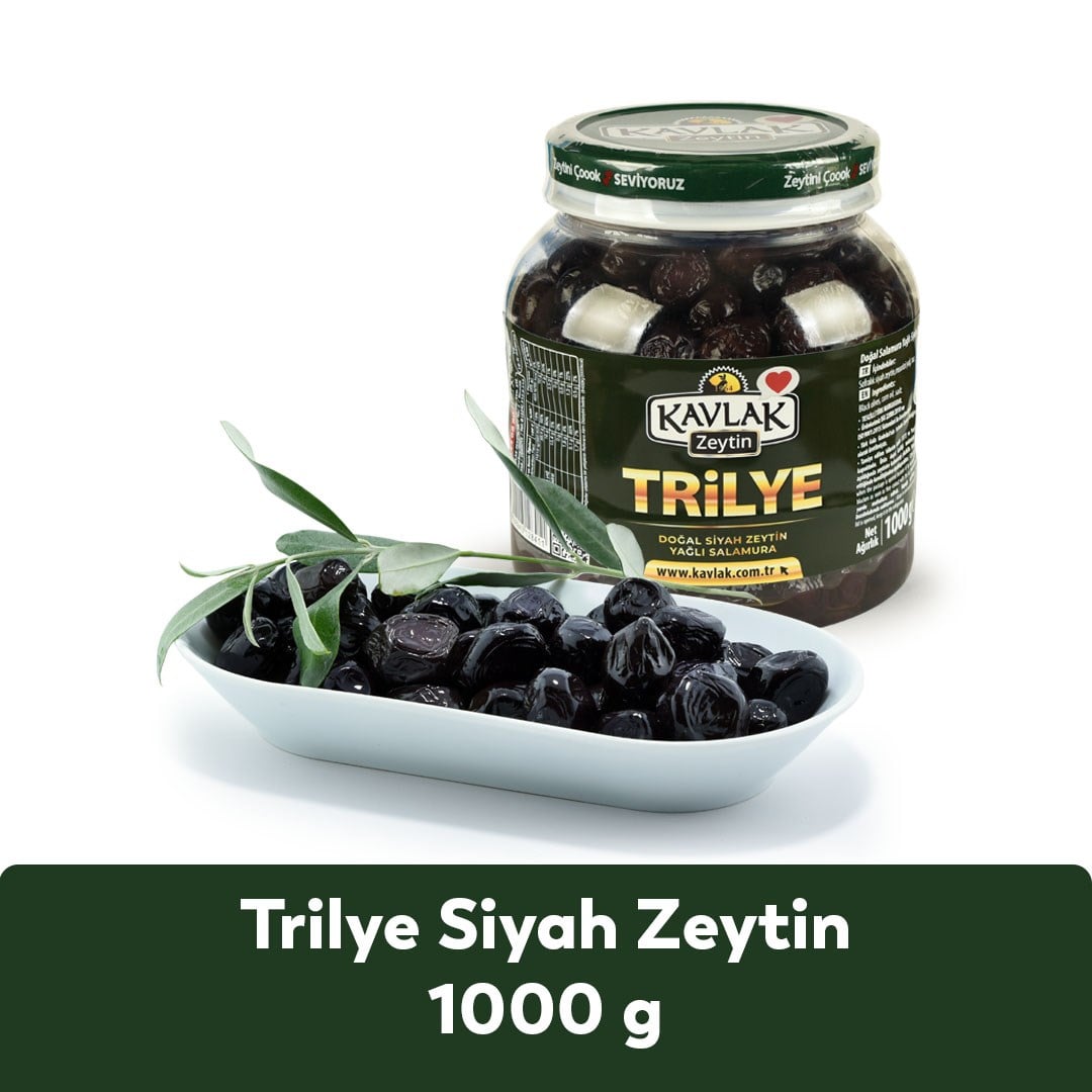1 KG TRİLYE SİYAH ZEYTİN