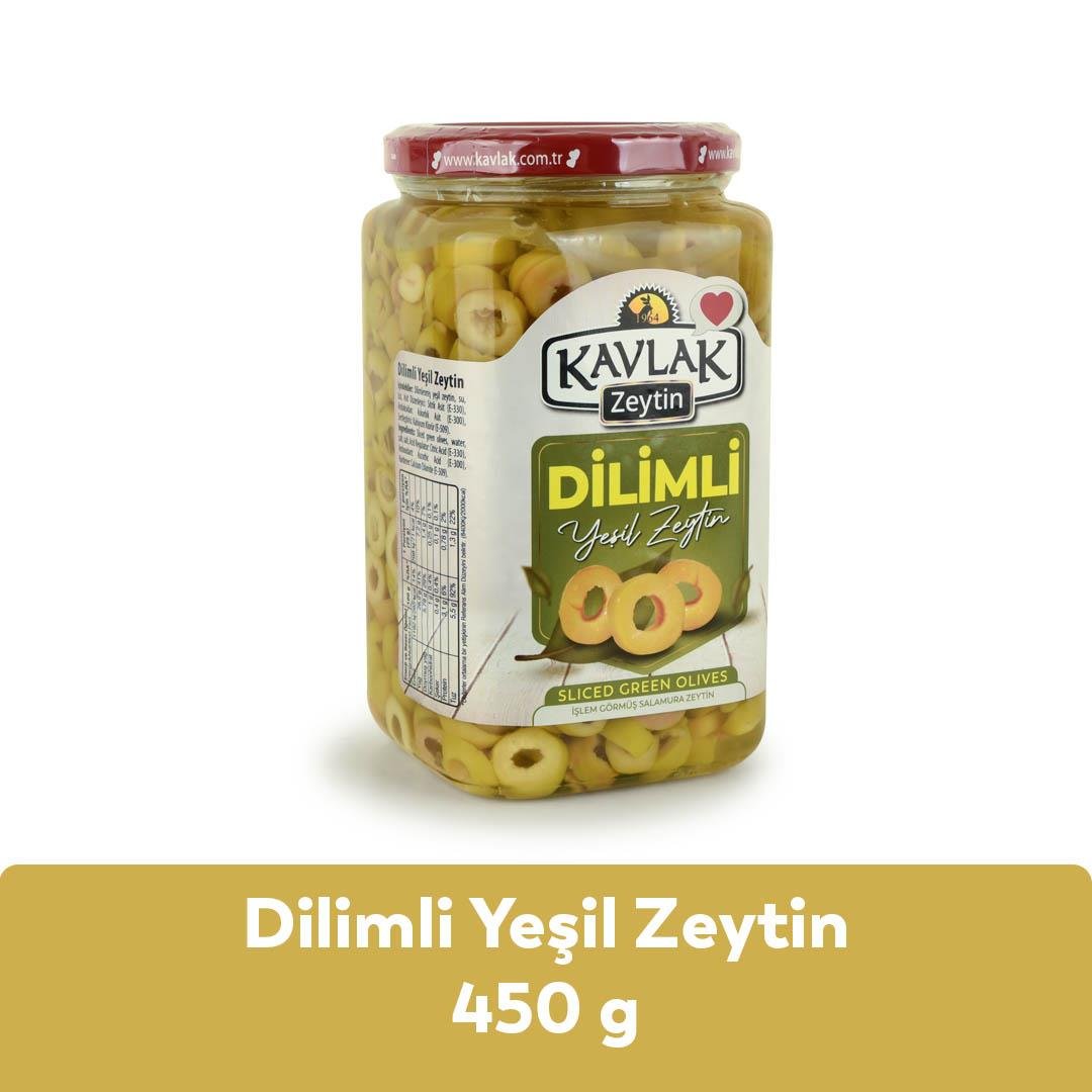 450 GR YEŞİL DİLİMLİ ZEYTİN