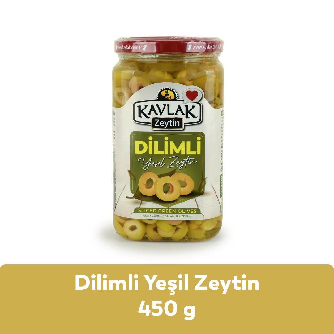 450 GR YEŞİL DİLİMLİ ZEYTİN