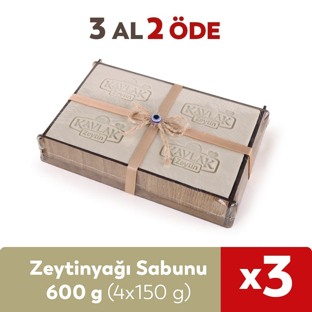 600 Gr Zeytinyağı Sabunu 3 AL 2 ÖDE