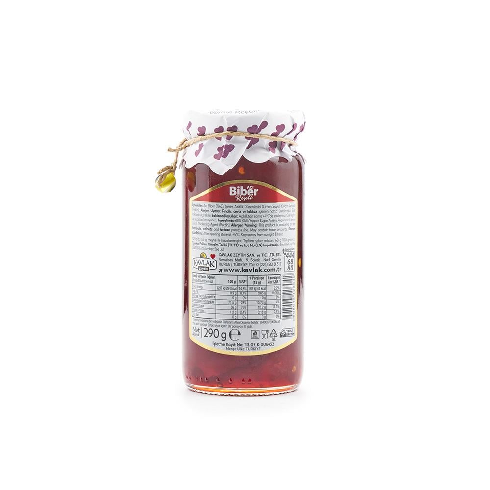 Acı Biber Reçeli 290 Gr Cam Kavanoz