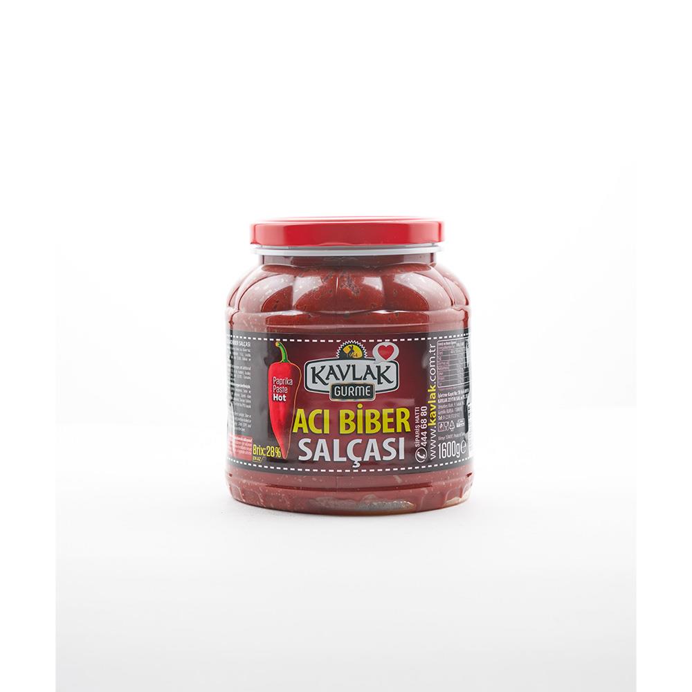 Acı Biber Salçası 1600 gr Cam Pet