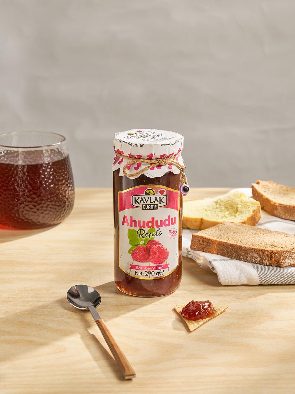 Ahududu Reçeli 290 Gr Cam Kavanoz