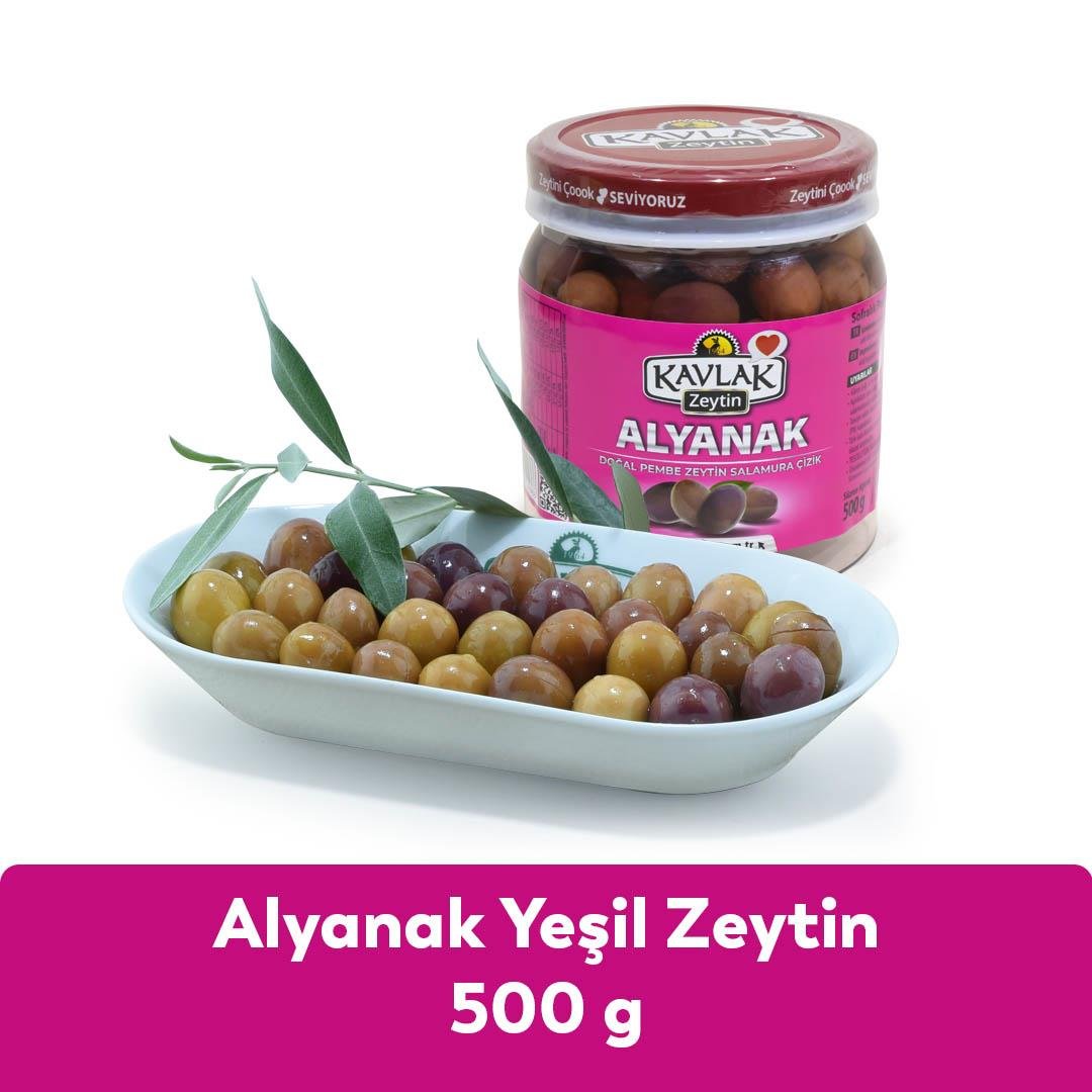 Alyanak Çizik Yeşil Zeytin 500 Gr