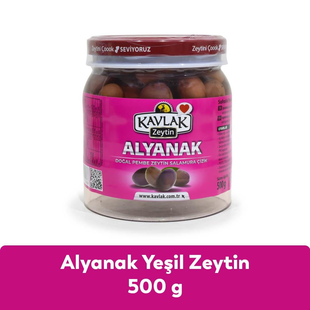 Alyanak Çizik Yeşil Zeytin 500 Gr