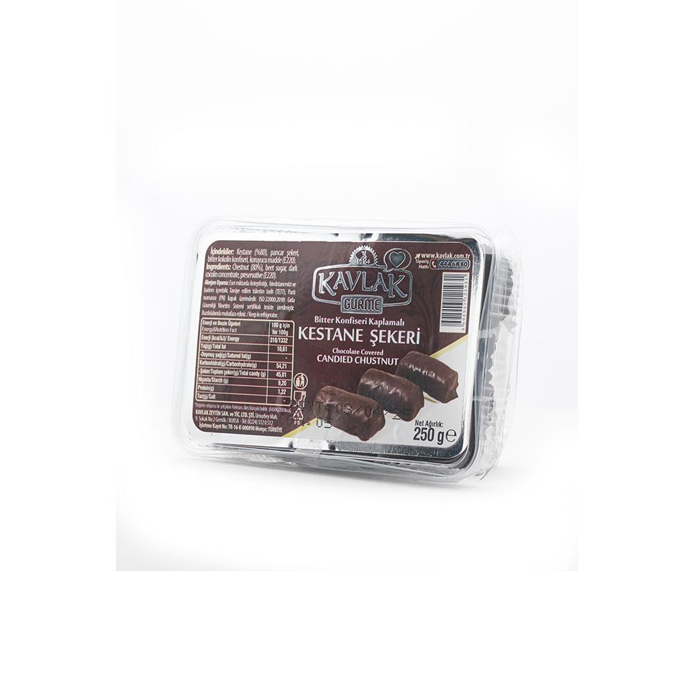 Bitter Çikolata Kestane Şekeri 250 Gr