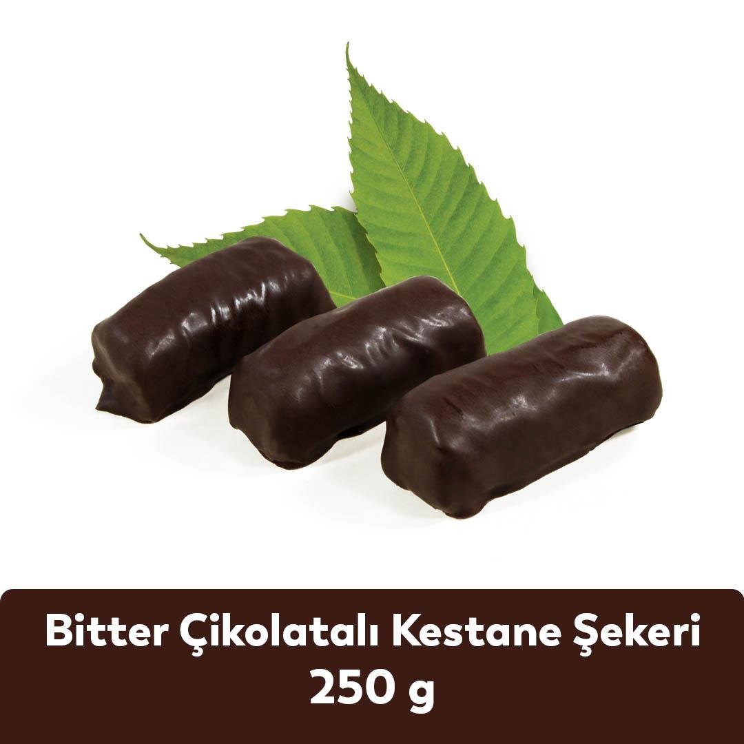 Bitter Çikolata Kestane Şekeri 250 Gr