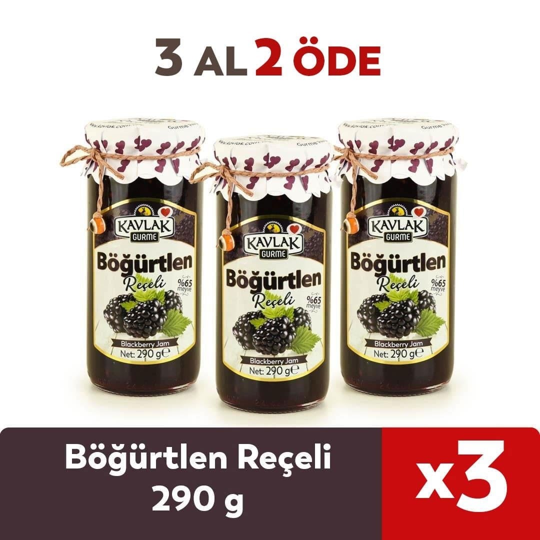 Böğürtlen Reçeli 290 Gr Cam Kavanoz 3 Al 2 Öde